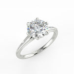 Regency Round Diamond Engagement Ring Setting