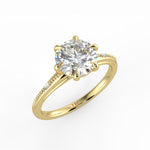 Regency Round Diamond Engagement Ring Setting