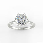Regency Round Diamond Engagement Ring Setting