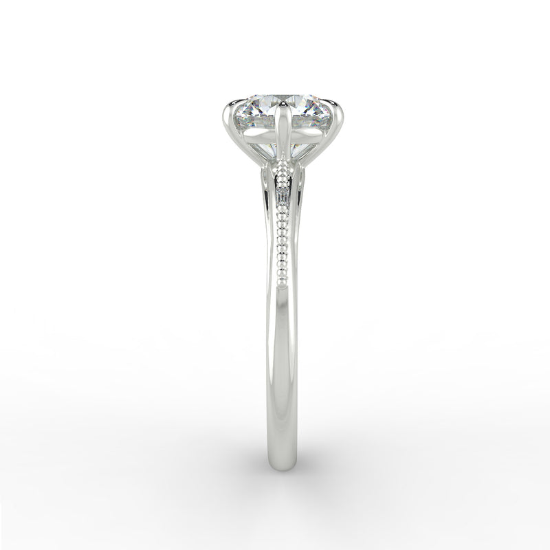Regency Round Diamond Engagement Ring Setting
