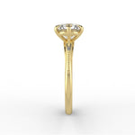 Regency Round Diamond Engagement Ring Setting