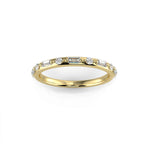 Bree Round and Baguette Diamond Ring