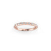 Belle Round Diamond Shared Beaded Ring
