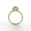 Pave Deco Rose Cut Diamond Ring