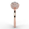 Pave Deco Rose Cut Diamond Ring
