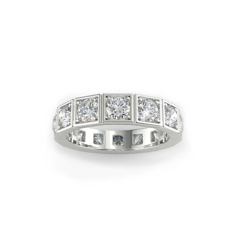 Deco Diamond Eternity band