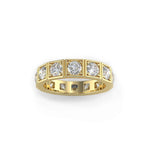 Deco Diamond Eternity Band