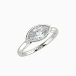 Tempest Marquise Bezel Set Diamond Ring