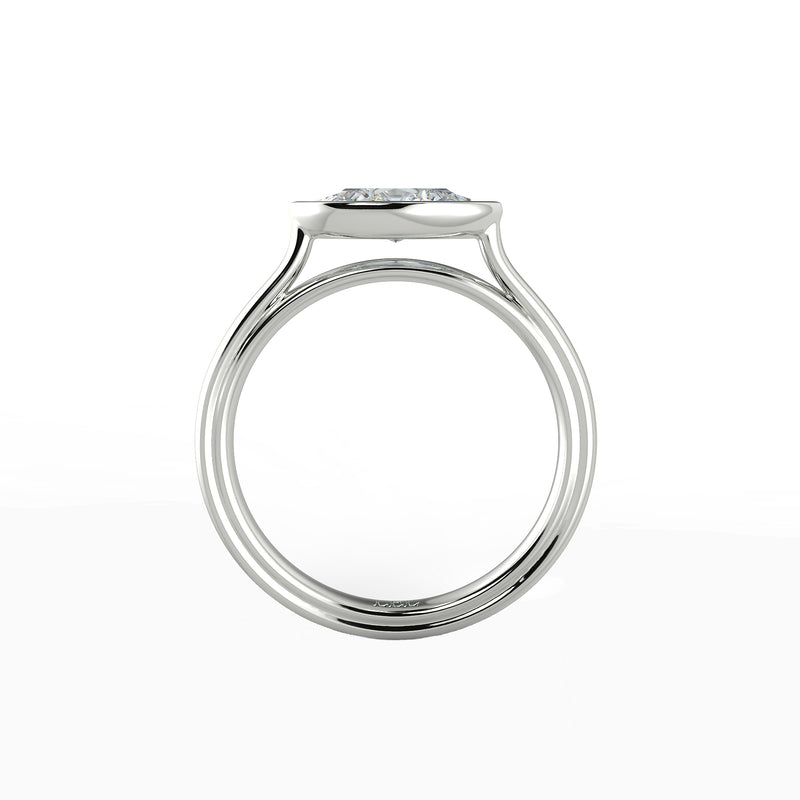 Tempest Marquise Bezel Set Diamond Ring