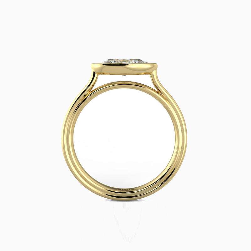 Tempest Marquise Bezel Set Diamond Ring