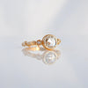 'Rose Vine' Rose Cut Diamond Rose gold Ring - LEL JEWELRY