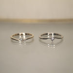 Shield Diamond Ring