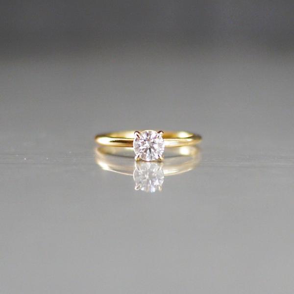 Solitaire Simplicity Custom Diamond Ring