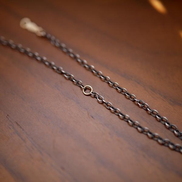 'Stella' Black Rose-Cut Diamond Pendant
