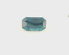 5.34ct Teal Blue Emerald cut Sapphire